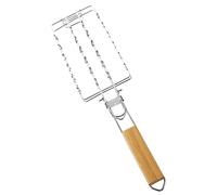 Abaodam Barbecue Grill Grillage Filet de Barbecue Rond en Maille d'acier Engrener Grille de Cuisson étagère Grille Barbecue Maille de Gril Filet à Viande Filet à Griller Acier Inoxydable