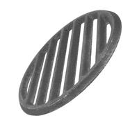 Abaodam Barbecue Ronde Fonte Résistante à Haute Température pour Foyer Extérieur Accessoire de Cuisson Polyvalent pour Camping et Barbecues Familiaux