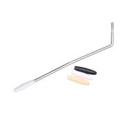 Abaodam Barre de Argenté en Métal 5mm avec 3 Capuchons pour Système de Chevalet Trémolo Simple Guitare Électrique pour Guitaristes