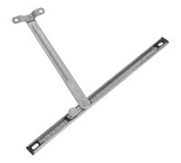 Abaodam Barre de Sécurité Télescopique en Acier Argenté pour Fenêtre à Battant Charnière Dissimulée, Compatible Sécurité des Garçon et Filles Familles