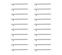 Abaodam Barres de Ressort pour Réparation Rapide Lot de 20 en Acier Inoxydable 1,5 Mm Compatible de Bracelet de Montre Métal Montre Intelligente