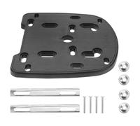 Abaodam Base Plate Renforcée pour Moto Platine Fixation avec Vis Bande Anti-vibrations Compatible Coffres Bagages Électriques Support Top Case Étanche