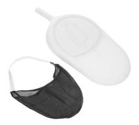 Abaodam Bassin de Lit pour Patient Alité Plastique Blanc Couvercle Ergonomique Portable Hygiénique pour Soins Infirmiers Domicile Maison de Retraite Personnes Âgées
