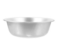 Abaodam Bassin en Aluminium 26 CM, Bol Alimentaire Léger et Empilable, Usage Cantine et Intérieur, Lavabo à Usage Quotidien pour Salades et Desserts, la Cuisine