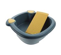 Abaodam Bassine à Laver pour Garçon et Filles, Lavabo Visage, Forme Oreilles de Chat, Pp Épais, Planche à Laver Cachée, Bleu Couleur Aléatoire