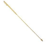 Abaodam Bâton de Radiesthésie Télescopique en Laiton Robuste Antenne Rétractable pour Détection d'Eau en Randonnée