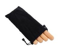 Abaodam Bâtons Rythmiques en Bois Classiques 2 Paires avec Paquet de Transport, Instrument de Percussion Musicale pour Débutants, Clés Lummi, Apprentissage du Rythme et Jeu Éducatif