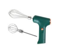 Abaodam Batteur Électrique Mixeur à Œufs Poignée Ergonomique Vert à Main Abs 1200 Mah Accessoire Pratique Cuisine pour Fouetter et Blancs D'œufs
