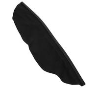 Abaodam Bavette de Soudage Noire en PU et Tissu pour Casque de Soudure, Protection Cervicale Étendue Avant et Latérale pour Soudeurs Professionnels