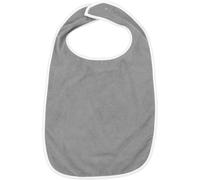 Abaodam Bavoir Adulte en Coton Réutilisable Antitache Gris, Taille Ajustable, Accessoire Indispensable pour Repas et Soins, Protection pour Personnes Âgées et Alimentation Quotidienne