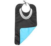 Abaodam Bavoir Adulte Imperméable Lavable pour Personnes Âgées, Accessoire Repas Résistant à L'usure, Protection Anti-taches pour Seniors, Taille Unique, Couleur Gemme