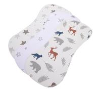 Abaodam Bavoirs Pour Bébé En Coton Absorbants Lot De 3 Pièces Tissu à Rot Doux Respirant Léger Pour Allaitement Sortie Usage Quotidien Bébé Garçon Fille