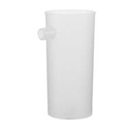 Abaodam Bécher de Trop-plein Transparent Plastique pour Expériences | Marques Graduées, Sortie de Débordement, Visualisation Stable, pour Eau et Liquides Colorés en Classe