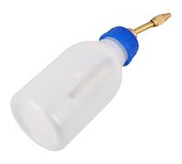 Abaodam Bidon D'huile Moteur 125 Ml en Plastique Résistant avec Bec Verseur en Cuivre Anti-goutte, Distributeur de Précis pour Garage et Atelier, Remplissage Facile et Nettoyage Simple
