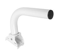 Abaodam Blanc Support D'antenne Mural en Alliage D'aluminium pour | Fixation Murale, Installation Rapide et Pratique, Surface Lisse sans Bavure, Usage Extérieur