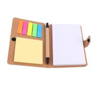 Abaodam Bloc-notes Autocollant en Papier Kraft Kaki, 1 Set avec Notes Adhésives pour Prise de Notes et Organisation, Vacances et Usage Quotidien