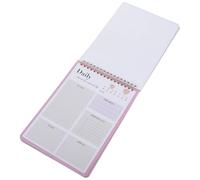 Abaodam Bloc-notes de Planification des Dates, Calendrier de Dates, Papier Rose, Planification Horaire, Aide-mémoire, pour Étude et École, Famille et Amis