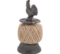Abaodam Bobine Décorative de Coq en Fer avec Corde de Chanvre