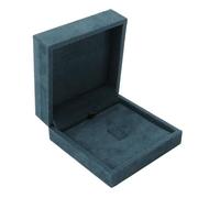 Abaodam Boîte à Bijoux Broche PU Velours Bleu Marine Étui Organiseur de Broches pour Femmes et Filles Protection Anti-rayures Cadeau pour Occasions Spéciales