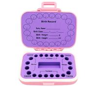 Abaodam Boîte À Dents De Bébé Boîte De Rangement Souvenir De La Fée Des Dents Pour Tout-petits