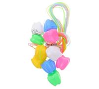 Abaodam Boîte à Dents de Lait Souvenir Garçon et Filles, 10 Pièces Colorées, Mini Boîte en Plastique Léger, Rangement Compact pour Premières Dents Perdues, Présent Style Aléatoire
