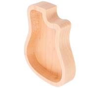 Abaodam Boîte à Médiators Créative en Bois D'érable Forme Guitare, Compacte et Facile à Transporter pour Performance Médiators Standards et Jazz