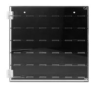 Abaodam Boîte à Médiators Transparente 36 Compartiments Séparés, Organiseur Compact 245x240x22 Mm pour Rangement et Présentation, Étui de Rangement pour Médiators de Guitare et Ukulélé,