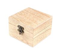 Abaodam Boîte à Montres en Bois de Burlywood Coffret Portable Coussins Amovibles Organiseur de Montres pour Voyage d'affaires Rangement Sécurisé et Petites Présent