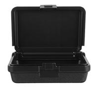 Abaodam Boîte à Outils Rigide Noire en Plastique, Petite Taille, Protectrice et Robuste, pour Instruments de Précision en Pêche et Navigation