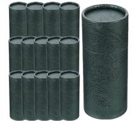 Abaodam Boîte D' 20ml 15 Pièces pour Bouteille D'huile Essentielle en Tube Papier Laminé Facile à Transporter et Sécurisée pour Thé et Bâtons de Parfum