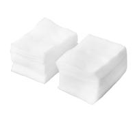 Abaodam Boîte de 400 Disques de Coton Démaquillants Blancs en Non-tissés Absorbants, Portable pour Visage, pour Nail Art et Salons