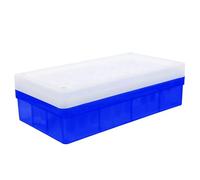 Abaodam Boîte de Congélation Rapide Support de Rangement pour Tubes Boîte de Congélation en Plastique Grosse Capacité Étiquetage Facile pour Tubes à Essai et Stockage au Laboratoire