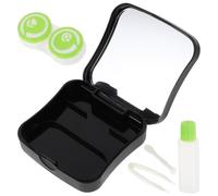 Abaodam Boîte de Lentilles de Contact Double, Abs, Coque Simple