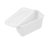 Abaodam Boîte de Rangement pour Dosettes de Lessive en Pp 60, Design Élégant Blanc Grosse Capacité avec Rangement Pratique pour Buanderie Minimaliste