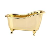 Abaodam Boîte de Rangement pour Maquillage en Abs Or, Outil de Stockage pour Cosmétiques et Vernis à Ongles, pour Bureau à Domicile