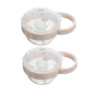 Abaodam Boîte De Rangement Pour Tétine Bébé Lot 2, Portable Avec Crochet, Plastique Solide, Anti-poussière, Utilisation En Voyage Et à Couches, Accessoires Pratiques Pour Parents Actifs