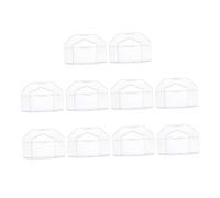 Abaodam Boîte De Rangement Pour Tétines - 10 Pièces Pour Nouveau-né/nourrisson - Matériau Pp - Couvercle Portable Et Facile À Ouvrir - Sûr Et Adapté Aux Voyages