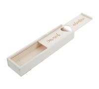 Abaodam Boîte de Test de Grossesse Bois avec Couvercle Accessoire pour Annoncer la Naissance Élégant et Robuste pour Femme Enceinte