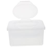 Abaodam Boîte Distributrice De Lingettes Humides Transparent Dispenser Pratique Pour Maison Et Bureau Rangement Polyvalent Pour Serviettes Et Petits Objets