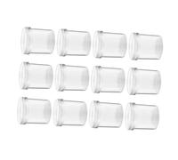 Abaodam Boîte D'observation à Loupe Intégrée pour Insectes, Lot de 12, Plastique Transparent Orifices D’aération, Instrument Pédagogique Portable pour Jeux et Exploration en Plein Air