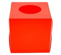 Abaodam Boite Multifonctionnelle Rouge Tirage Sort en Plastique Ouverture Ronde, Design Classique pour Ajouter Une Ambiance Active Lors des Fêtes