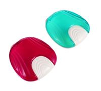 Abaodam Boîte pour Prothèse Dentaire 2pcs en Pp Surface Antidérapante et Couvercle à Pression, Rangement Portable pour Dentier ou Protège-dents à Mettre Paquet ou Poche