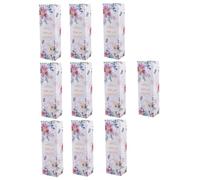 Abaodam Boîtes à Biscuits à Fleurs 20 Pièces Boîte en Papier Sulfurisé Emballage pour Dessert Motif Floral Imprimé Usage Pâtisserie Présent Fête Anniversaire Collègue