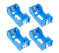 Abaodam Boîtier de Batterie Plastique Bornes pour Expériences Électriques Scolaires, 4 Pièces, Connexion en Série et Parallèle, Accessoires Pédagogiques pour Cours de Couleur Aléatoire