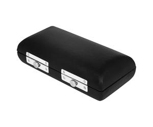 Abaodam Boîtier de Rangement Cuir pour Embouchure de Flûte Traversière Étui Étanche Résistant aux Chocs Poussière Protection pour Tête de Flûte et Tube Courbé Accessoire de Transport