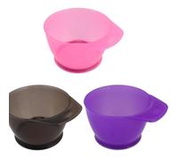 Abaodam Bol de Coloration Capillaire Facile à Utiliser en Plastique 2 Pièces avec Anse et Soin Colorant Cheveux Couleur Aléatoire pour Teinture Cheveux Maison