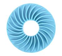 Abaodam Bol de Nourriture pour Chien à Manger Lent avec Motif Floral Créatif Disque Alimentaire pour Chiens pour Éviter Étouffement et Obésité