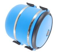 Abaodam Bol de Voyage 1400ml Double Couche avec Poignée Invisible en Acier Inoxydable Compact et Facile à Transporter pour Animaux de Compagnie pour Chien et Chat en Extérieur