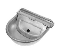 Abaodam Bol d'eau Automatique pour Moutons, Porcs, Chiens, Robinet Flotteur en Acier Inoxydable, Abreuvoir, Distributeur d'eau pour Bétail De Ferme pour Granges Et Pâturages