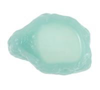 Abaodam Bol d'eau Qui Brille dans Creux Eau De Reptile Plat De Nourriture De Tortue Nourriture Gecko Nourriture pour Tortue Alimentation Mangeoire pour Reptiles Résine Vert Clair